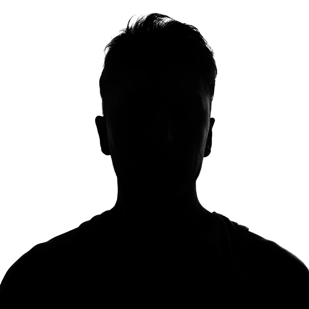 Male person silhouette